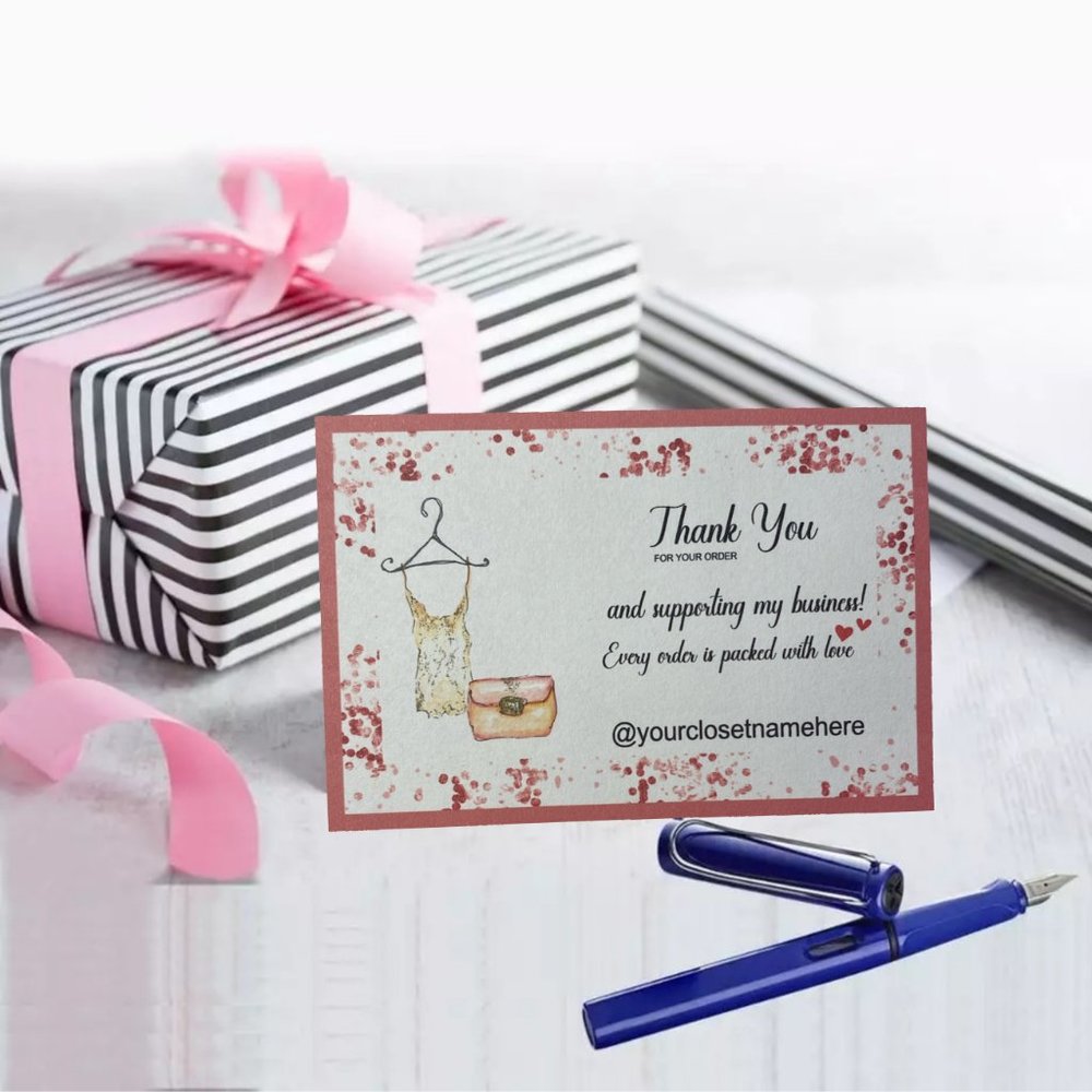 Thank You Cards -  Wardrobe Woman Thank You Card - Picture 3 of 7